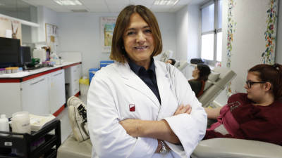 N&uacute;ria Vilanova, Doctora, coordinadora donaciones Banc de Sang en la provincia