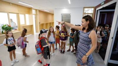 La vuelta al colegio en l’Escola Arrabassada de Tarragona. Foto: Pere Ferré