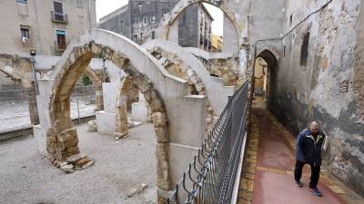 Ca la Garsa podría haber sido ser un edificio importante en el Call desde finales del XII hasta el XV. Foto: Pere Ferré