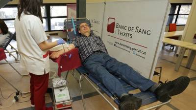 Más de 80 personas acudieron a la jornada de donación de sangre que se hizo el 11 de febrero. Foto: Lluís Milián