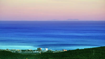 La imagen de Mallorca captada desde Albinyana.