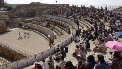 Imagen del Amfiteatre, que forma parte del conjunto patrimonial de la Tarraco Romana. Foto: Pere Ferré