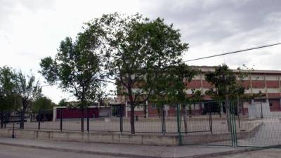 El colegio electoral de los hechos estaba en el gimnasio de la Escola Beat Bonaventura. Foto: ALBA MARINÉ