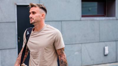 Aleix García ya está en la Ciudad de Fútbol de Las Rozas. Foto: RFEF