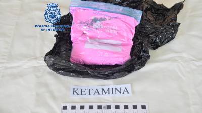 La Policía Nacional incauta una importante cantidad de ketamina durante un control realizado en La Jonquera