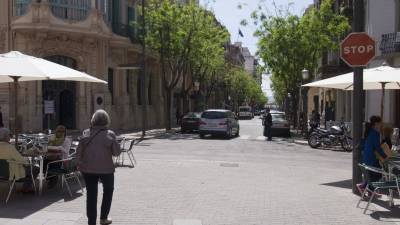 Els fets a jutjar van tenir lloc al carrer Cervantes de la capital del Baix Ebre. Foto: Joan Revillas