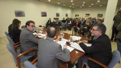 Reunió de la Comissió per a la Sostenibilitat de les Terres de l'Ebre. Foto: Joan Revillas