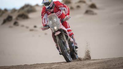 Iván Cervantes, durante la etapa de este jueves. FOTO: HIMOINSA RACING