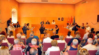 Imatge del plenari de constitució de l'Ajuntament de Torredembarra, el passat 13 de juny. Foto: ACN