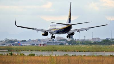 El vuelo entre Reus y Dublín, de Ryanair, será el último a operarse, este domingo. FOTO: Alfredo González