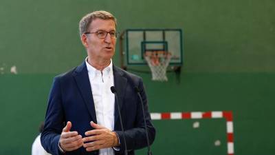 El candidato del PP, Alberto Núñez Feijóo. FOTO: EFE