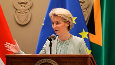Ursula Von der Leyen, presidenta de la Comisión Europea. Foto: EFE
