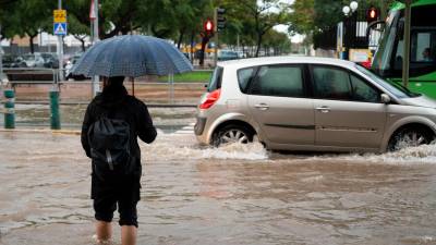 Se espera que el temporal pase a lo largo de la mañana. Foto: EFE