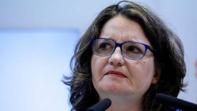 La vicepresidenta de la Generalitat y coportavoz de Compromís, Mónica Oltra. Foto: Efe