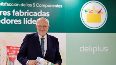 El presidente de Mercadona, Juan Roig, en una foto durante el acto de presentación de resultados de la empresa en Paterna (Valencia) . Foto: EFE
