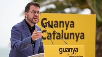 Aragonès en un acto en Sitges. Foto: EFE