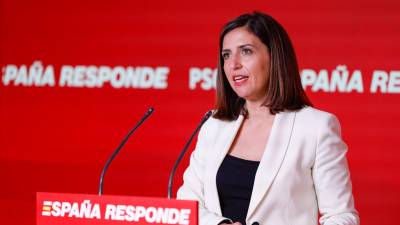 La portavoz del PSOE, Esther Peña. Foto: EFE