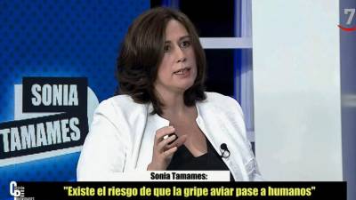 Captura de video de la intervención de la directora general de Salud Pública de la Junta de Castilla y León, Sonia Tamames, en el programa 'Cuestión de prioriades' de CyLTV, donde aseguró esta pasada noche que la pandemia por la covid-19 «no fue de gran gravedad». Foto: EFE