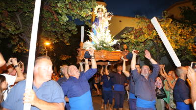 La procesi&oacute;n de la Virgen que se celebra el 15 de agosto. FOTO: ALBA MARIN&Eacute;