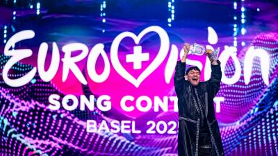 El joven austríaco JJ ha ganado Eurovisión 2025 con su canción ‘Wasted Love’. Foto: EFE