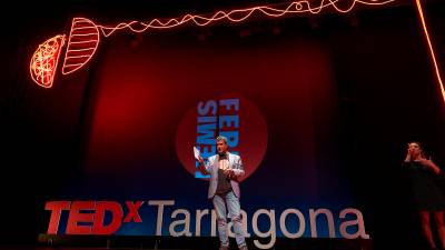 Agustí López, en la última edición del TEDxTarragona. FOTO: Cedida