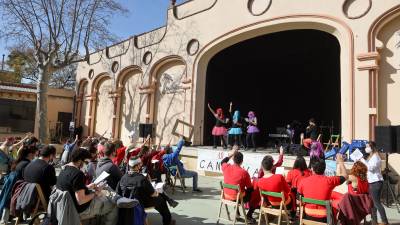 La Palma de Reus va ser escenari de la desena edició del Cantaval. FOTO: ALBA MARINÉ
