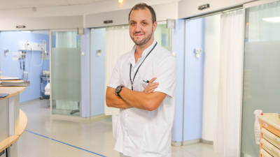 Ismael Pe&ntilde;a Coordinador enfermer&iacute;a urgencias hospital de Cambrils. Foto. ALBA MARIN&Eacute;