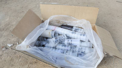 Cajas enteras de vasos reutilizables. Foto: Alba Marin&eacute;