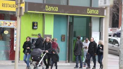 Bankia mantiene sólo dos oficinas en la ciudad de Tarragona. Foto: Lluís Milián
