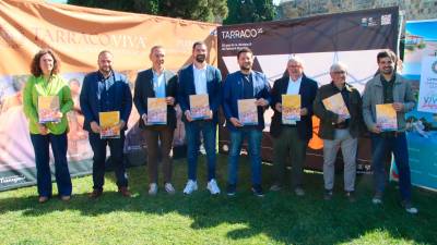 Los impulsores de Tarraco Viva. Foto: ACN
