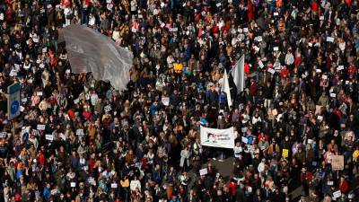 inador común, el rechazo a los “recortes” en Atención Primaria. Foto: EFE