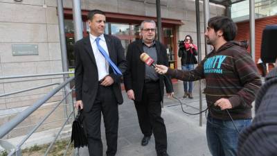 Imagen de archivo de Jordi Bergadà saliendo de los juzgados de Reus. FOTO: ALBA MARINÉ/DT
