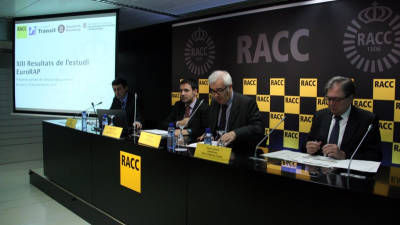 El RACC ha fet públic aquest dijous els resultats de l'estudi EuroRAP. Foto: ACN