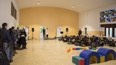 Imagen del acto de inauguración de la nueva Sala Sant Enric d´Ossó del colegio Santa Teresa de Tarragona. FOTO: CEDIDA