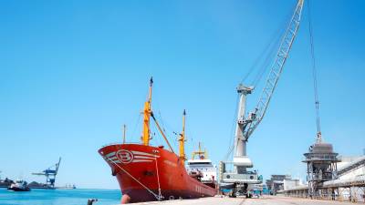 Vaixell al port de Tarragona. Foto: cedida