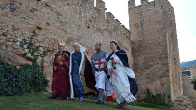 Josep Sanahuja, Anna Clofent, Sebastián Ospina i Mireia Moix seran els protagonistes de la XXIX Setmana Medieval de Montblanc. Foto: Montse Plana