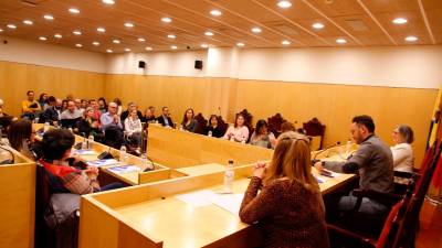 El Consell s’ha presentat a la sala de plens. Foto: Aj. Vila-seca