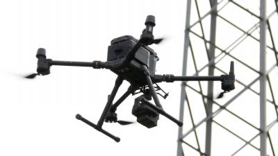 El dron que utilizará Endesa para supervisar las líneas eléctricas de la compañía. Foto: ACN