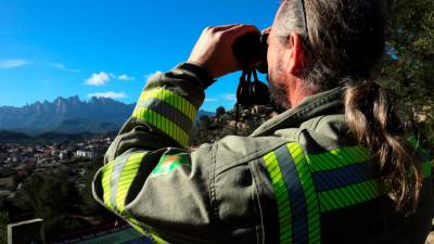 El Grup de Prevenció d’Incendis Forestals (GPIF). Foto: Nia Escolà/ACN