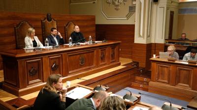 Concejales de ERC y del PSC, en una imagen de archivo. Foto: Pere Ferré