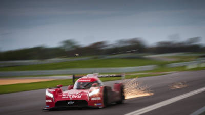El Nissan GT-R LM NISMO, preparándose para Le Mans.