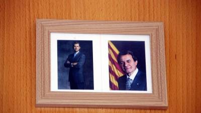 Imagen de las fotos en miniatura del Rey y del expresident Artur Mas. FOTOS: DT