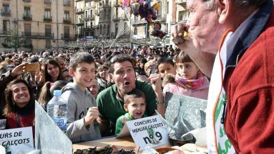 El 29 de gener Valls va celebrar la Gran Festa de la Calçotada. Foto: Alfredo González