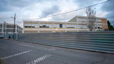 Las obras en la Facultat de Ciències d’Educació i Psicologia comenzaron hace un mes. Foto: Marc Bosch