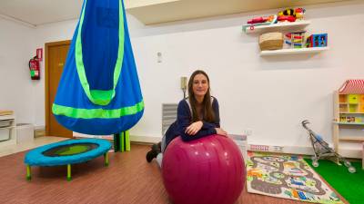 La psicòloga Vanessa Esteller va tornar a Tortosa i ha obert un centre d’intervenció psicològica infanto-juvenil, L’aixopluc. FOTO: Joan Revillas