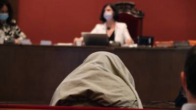 Uno de los acusados, durante el juicio, a finales de mayo. FOTO: ACN