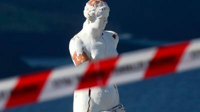 Además de las decenas de conos volcánicos submarinos en la zona, entre Santorini y Amorgos hay también varias fallas submarinas. Foto: EFE