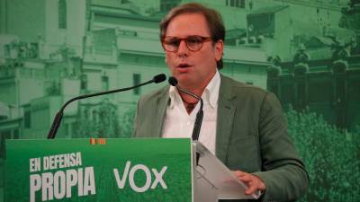 El director de la campaña de Vox, Joan Garriga. Foto: ACN