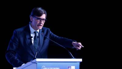 El presidente catalán, Salvador Illa. Foto: EFE