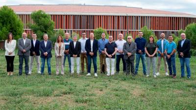 El nuevo equipo directivo de la delegación de la FCF en Tarragona. FOTO: FCF